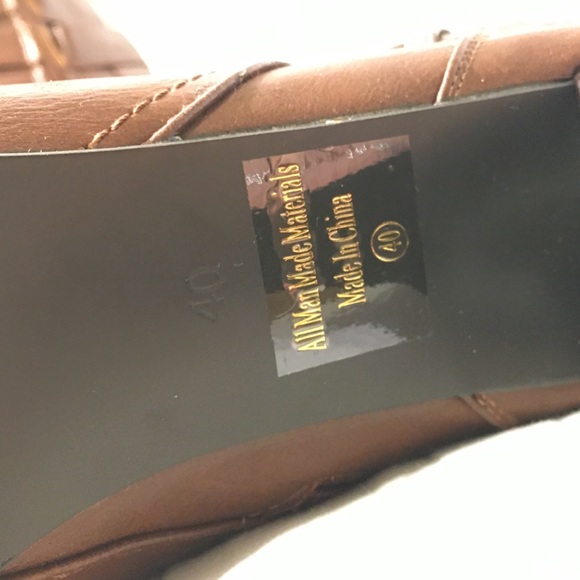 VANGELO Heeled Knee High Dress Boots Brown - Picture 9 of 16